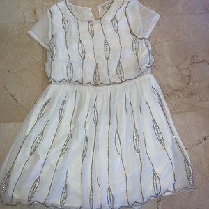 white dress